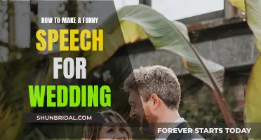 Crafting a Humorous Wedding Speech: Tips for Success