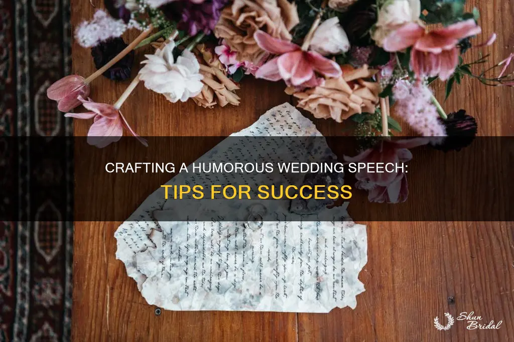 how to make a funny speech for wedding