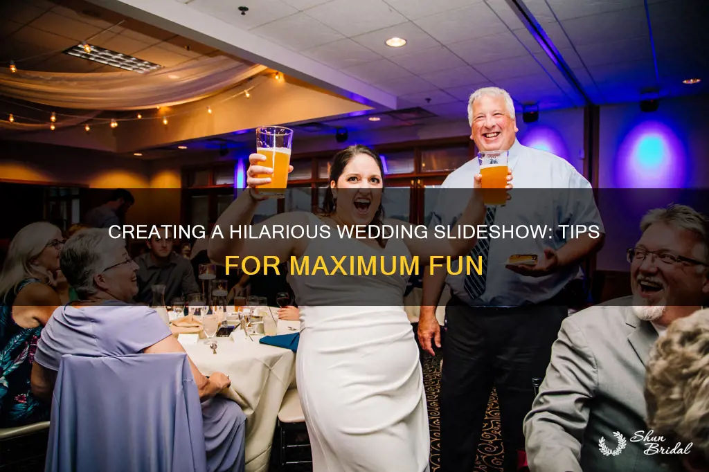 how to make a funny wedding slideshow