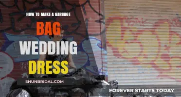 Trash Chic: Create a Wedding Dress from Garbage Bags