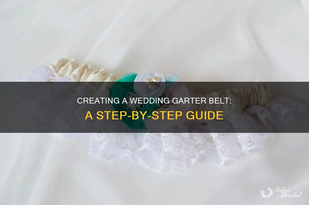 how to make a garter belt for wedding