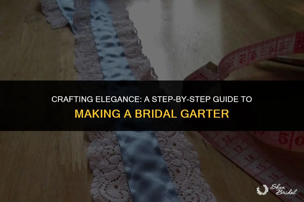 how to make a garter for a bride