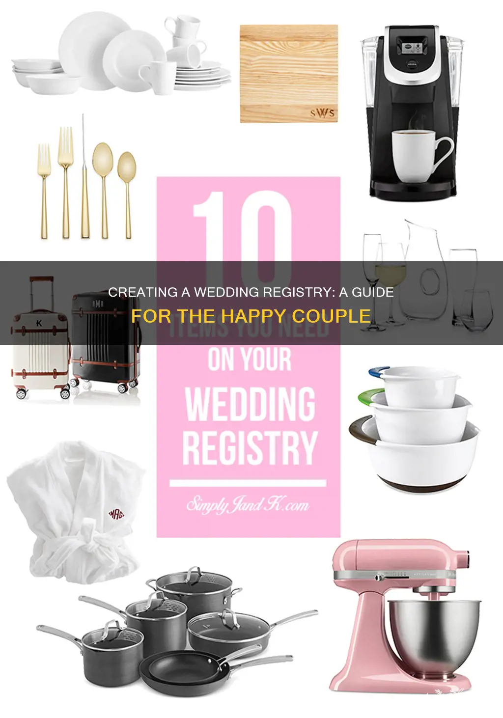 how to make a general wedding registry