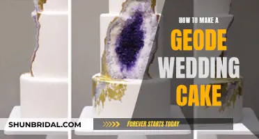 Creating a Geode Wedding Cake: A Step-by-Step Guide