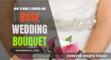 Creating a Gerbera and Rose Wedding Bouquet