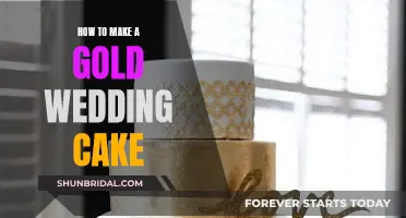 Golden Wedding Cake: A Step-by-Step Guide to Making Yours