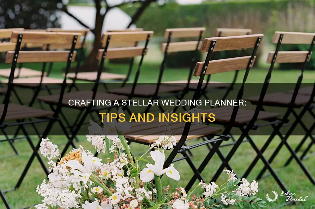 how to make a good wedding planner