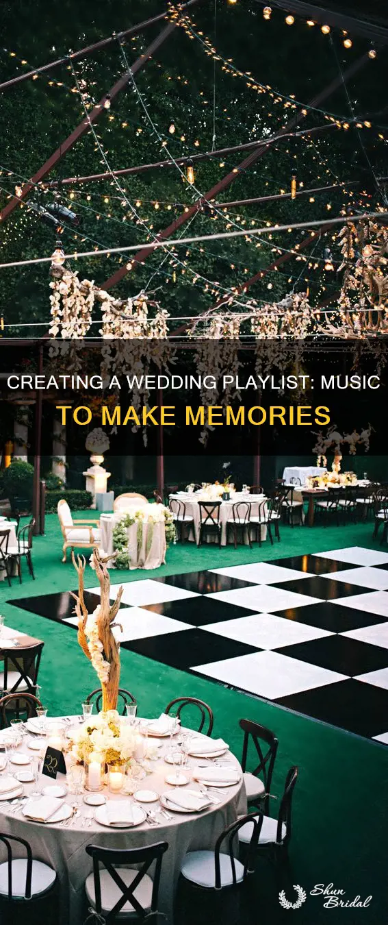 how to make a good wedding playlist