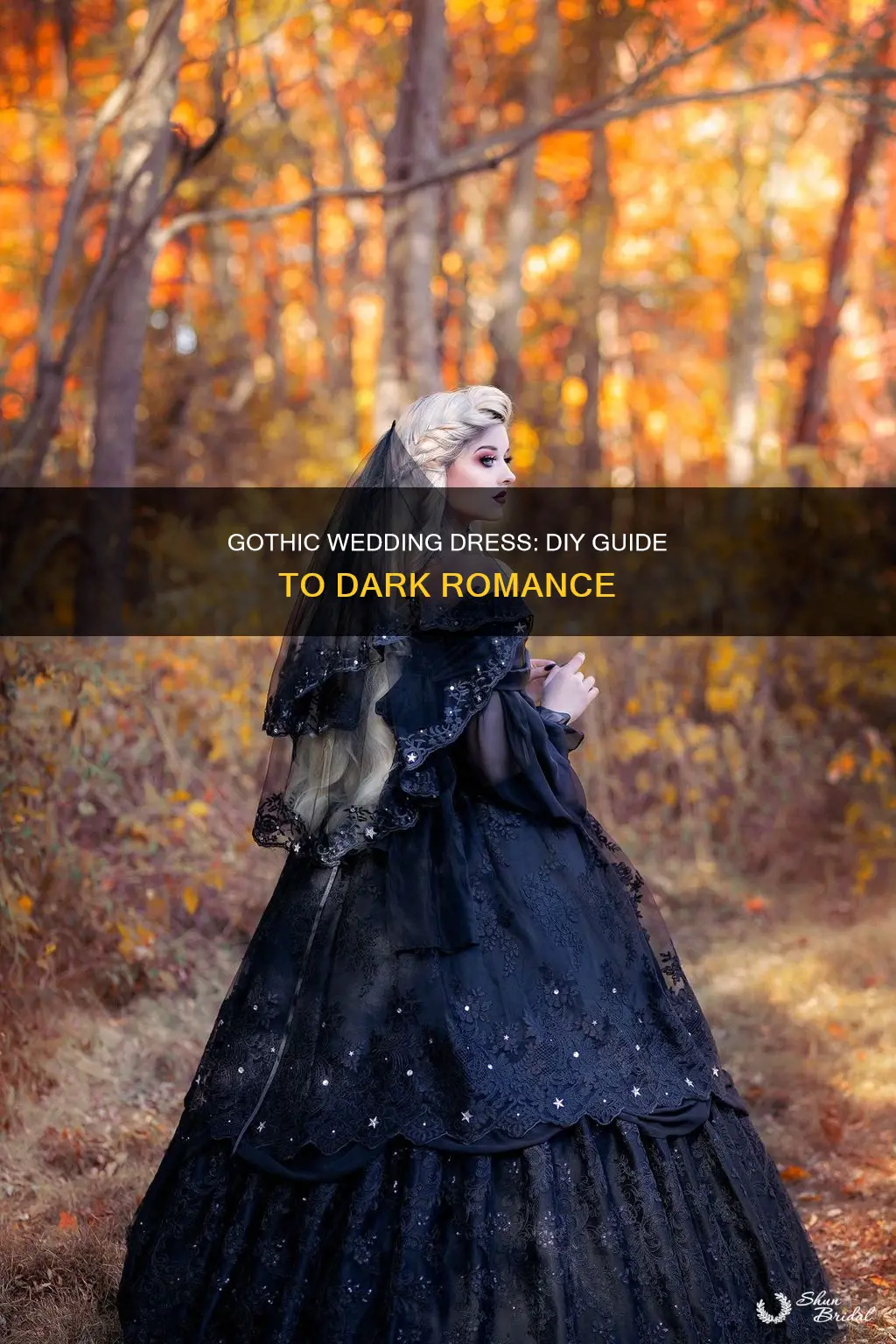 how to make a gothic wedding dress