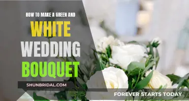 Creating a Green and White Wedding Bouquet