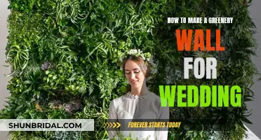 Create a Lush Wedding Backdrop with a Greenery Wall