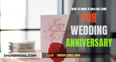 Creating a Heartfelt Wedding Anniversary Greeting Card