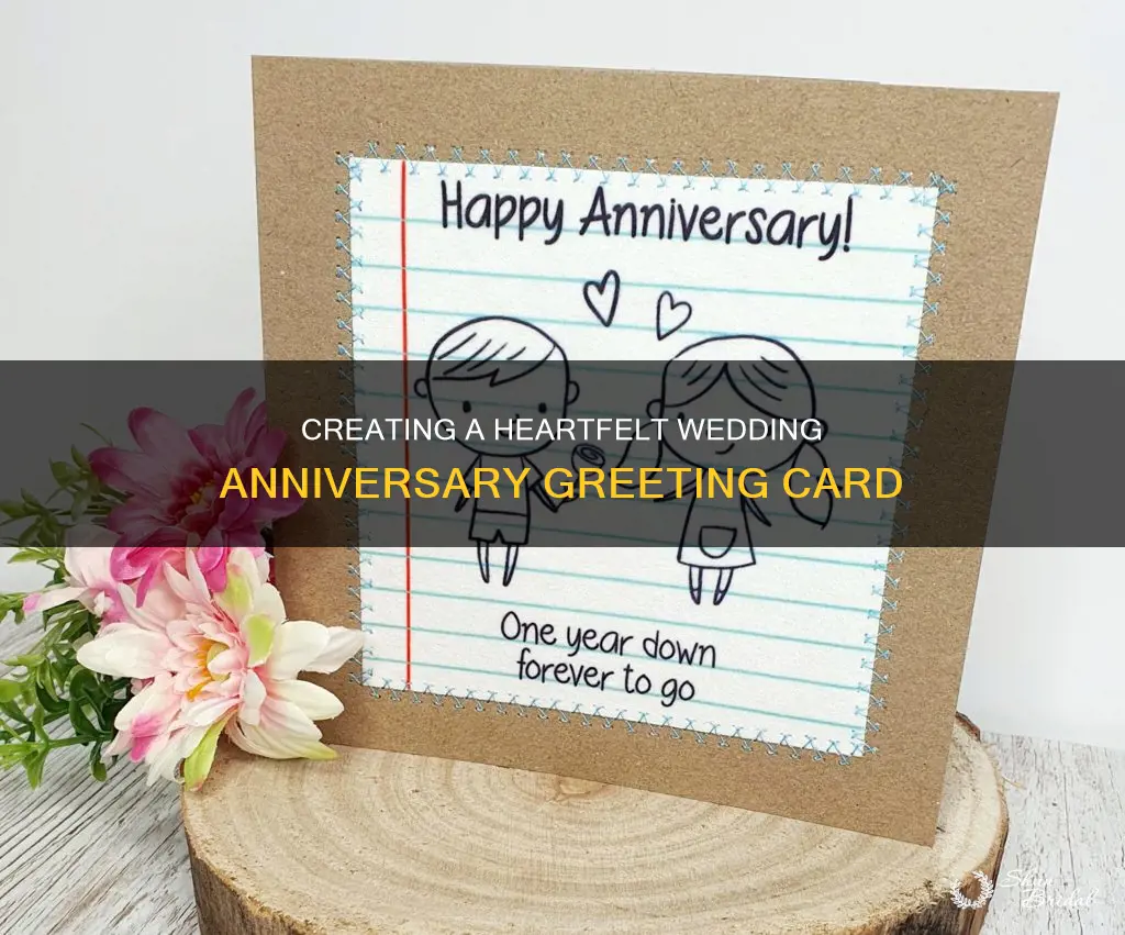 how to make a greeting card for wedding anniversary