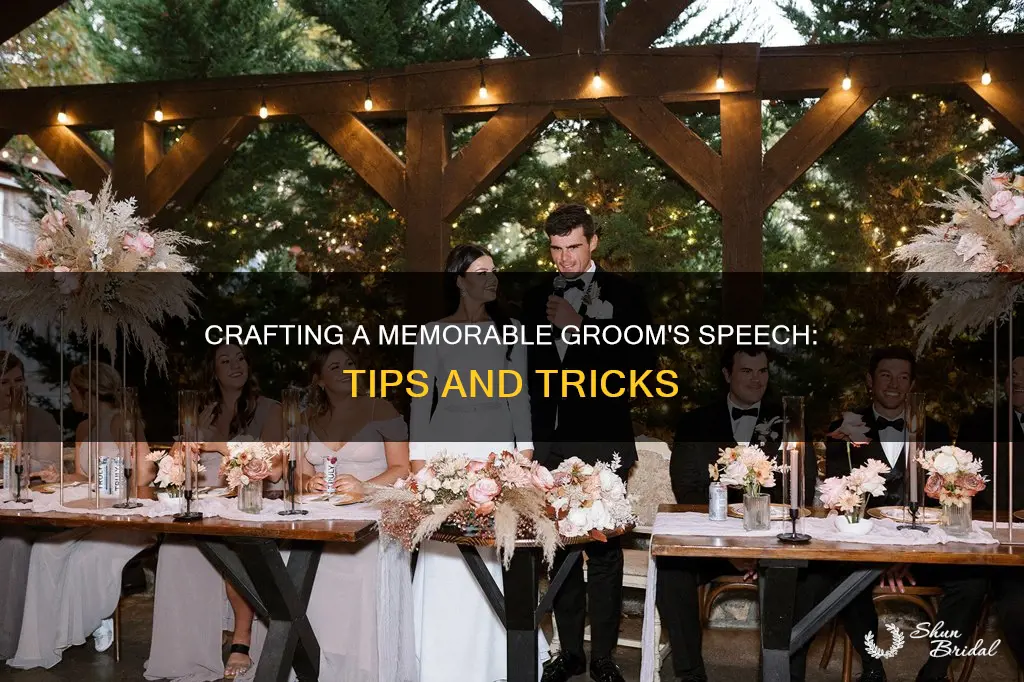 how to make a groom wedding speech