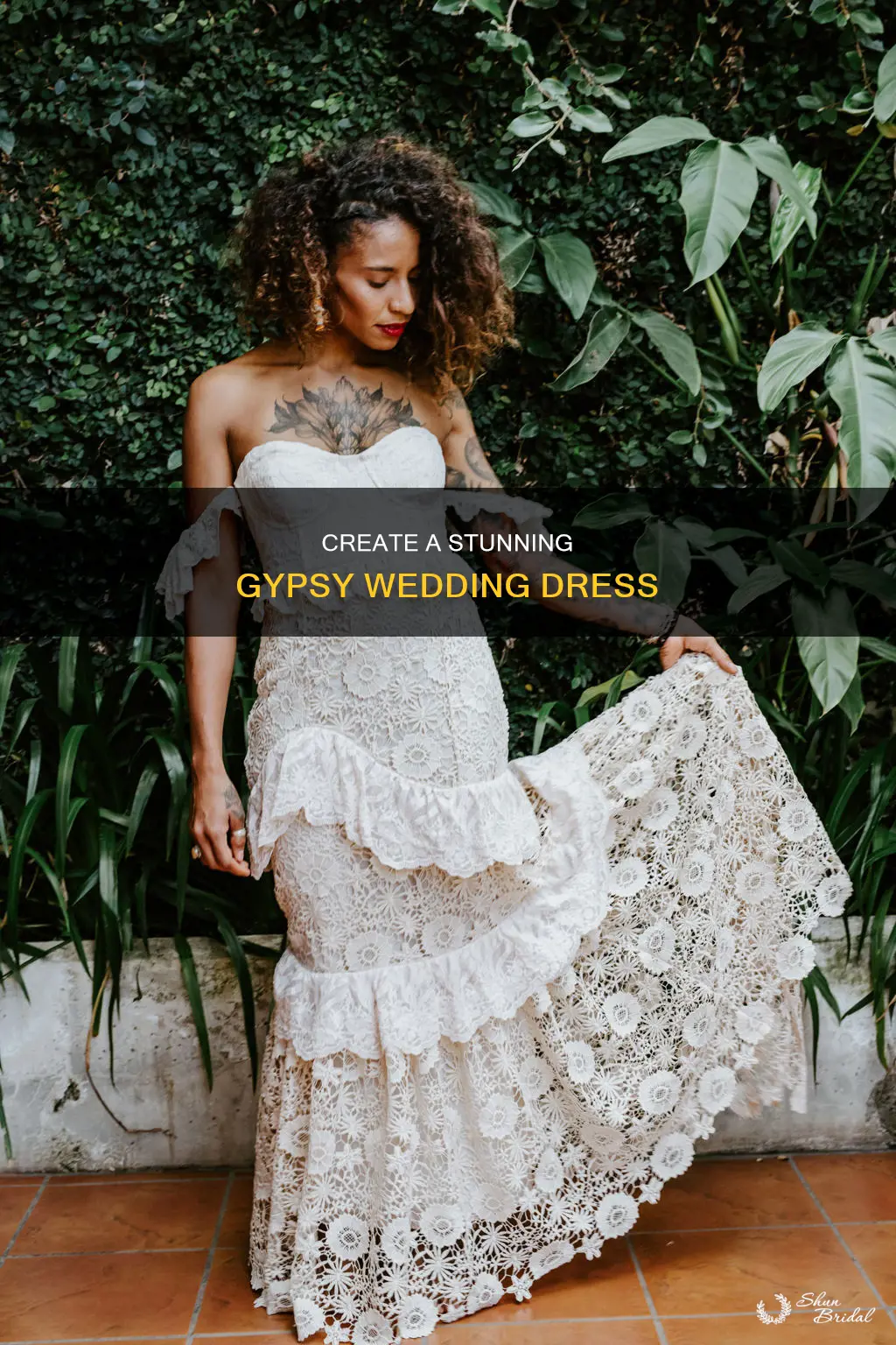 how to make a gypsy wedding dress