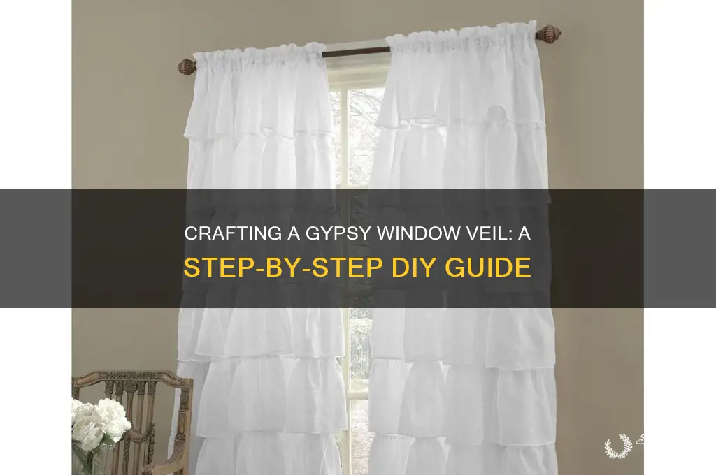 how to make a gypsy window veil