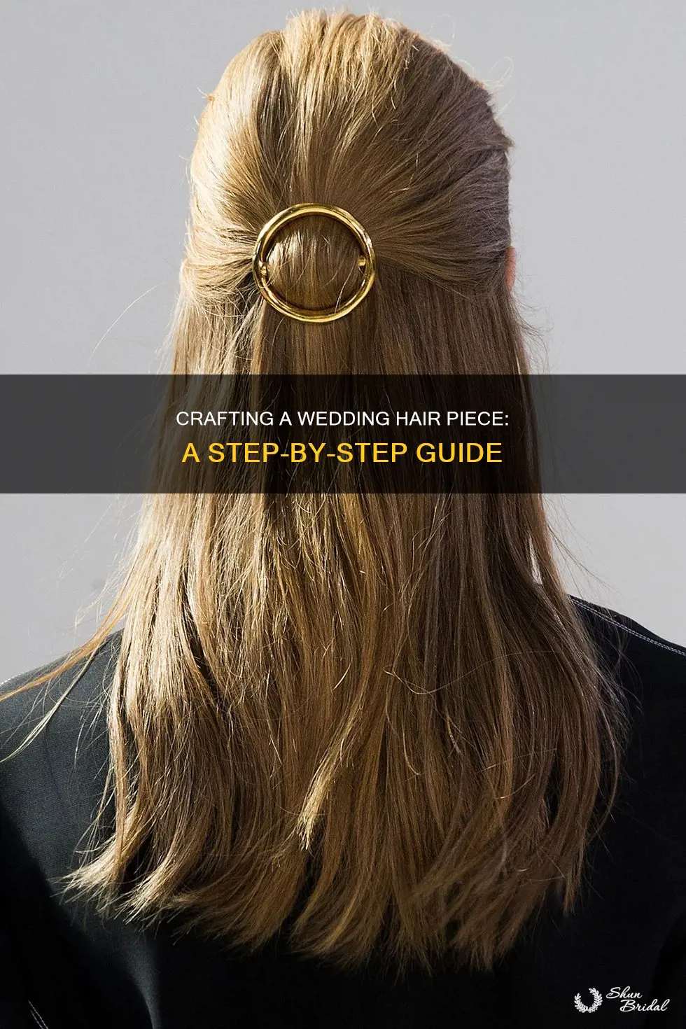 how to make a hair piece for a wedding