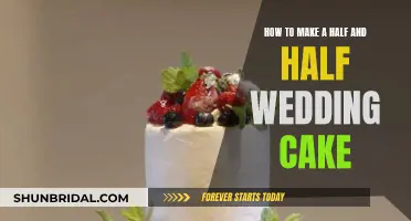 Creating a Custom Half-and-Half Wedding Cake