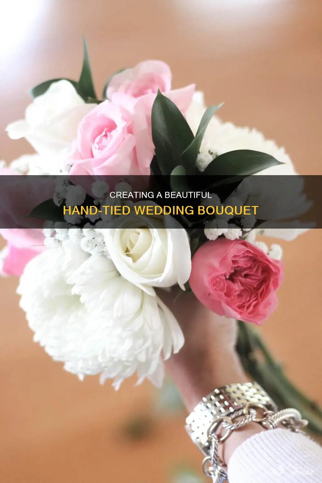 how to make a hand held wedding bouquet