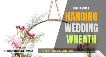 Create a Beautiful Hanging Wedding Wreath with These Easy Steps