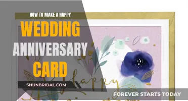 Crafting a Cheerful Wedding Anniversary Card: Tips and Tricks