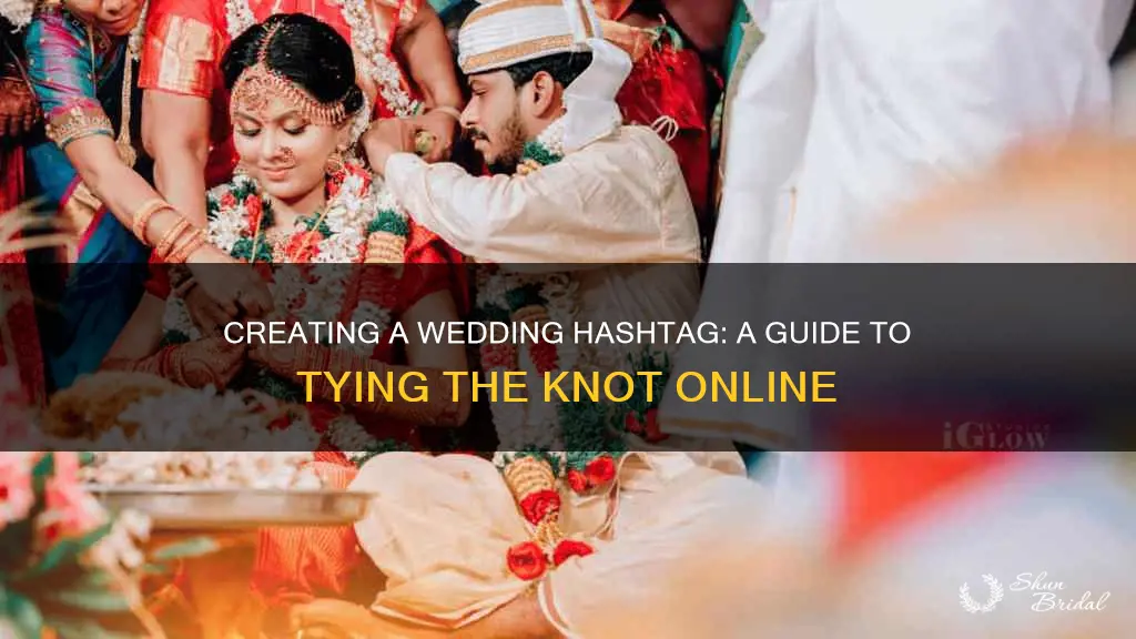 how to make a hash tag for wedding