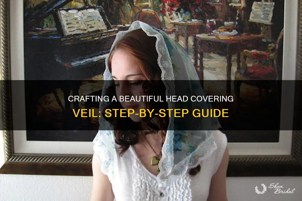 how to make a head covering veil