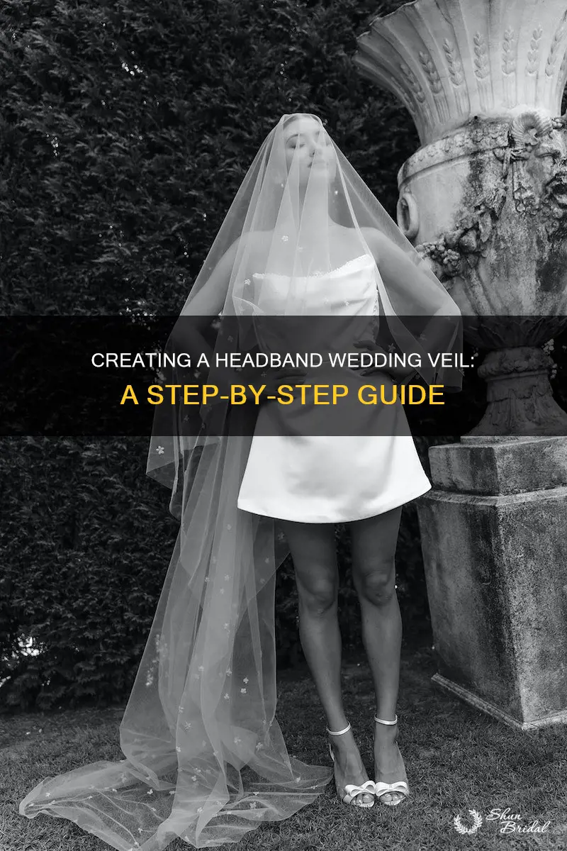 how to make a headband wedding veil