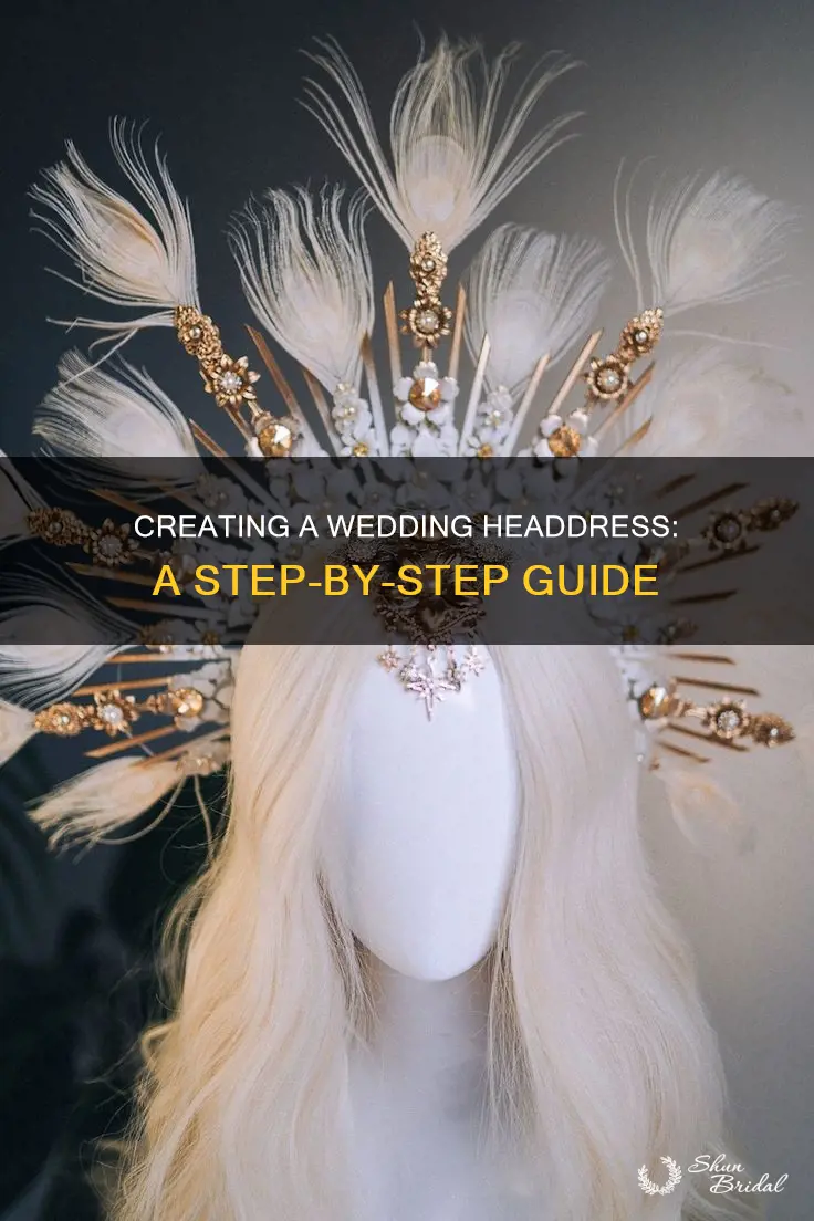 how to make a headdress for wedding