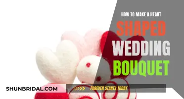 Heart-Shaped Wedding Bouquet: DIY Guide for Brides