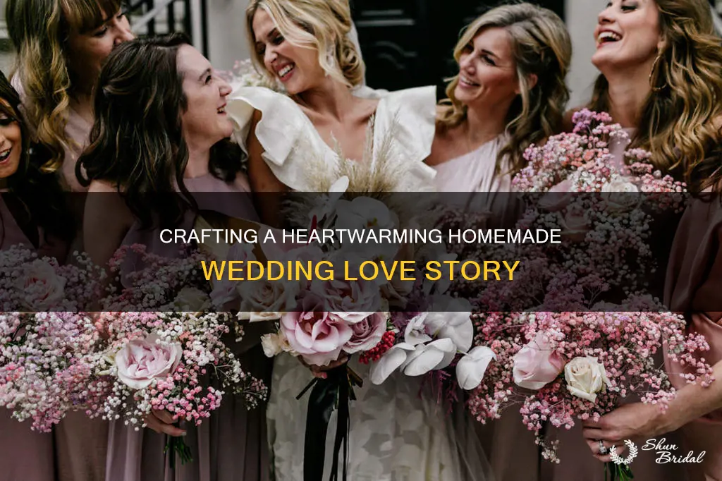 how to make a homemade love story for wedding