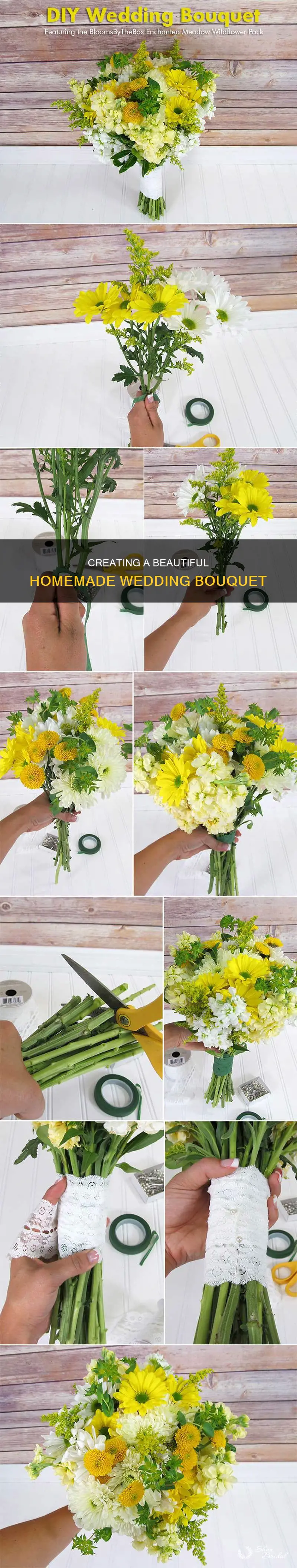 how to make a homemade wedding bouquet