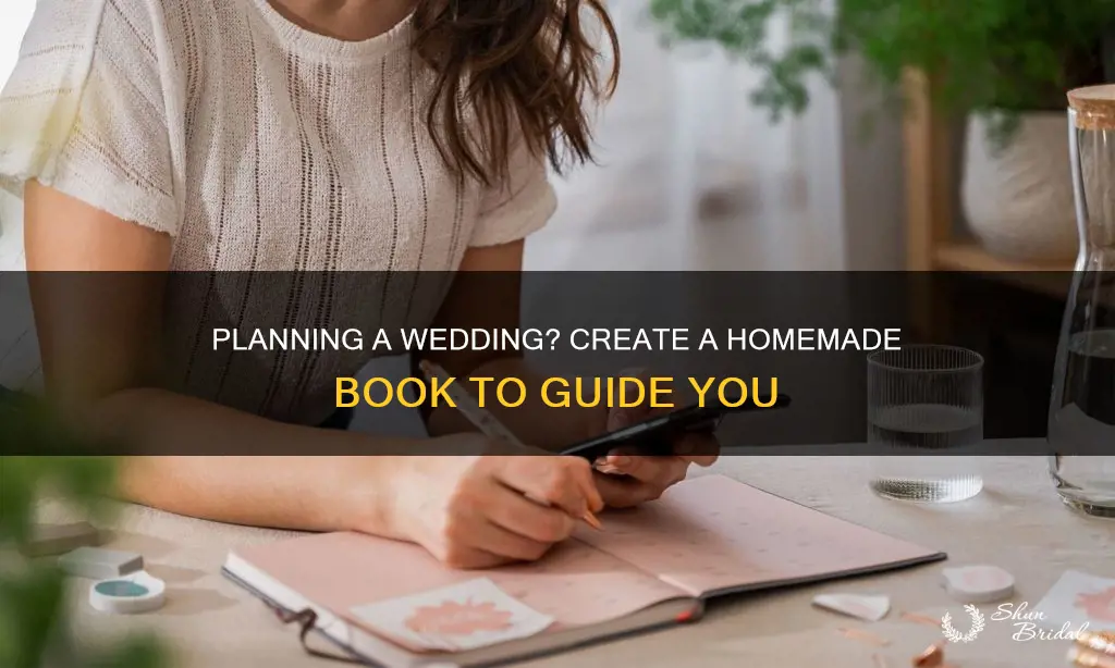 how to make a homemade wedding planning book