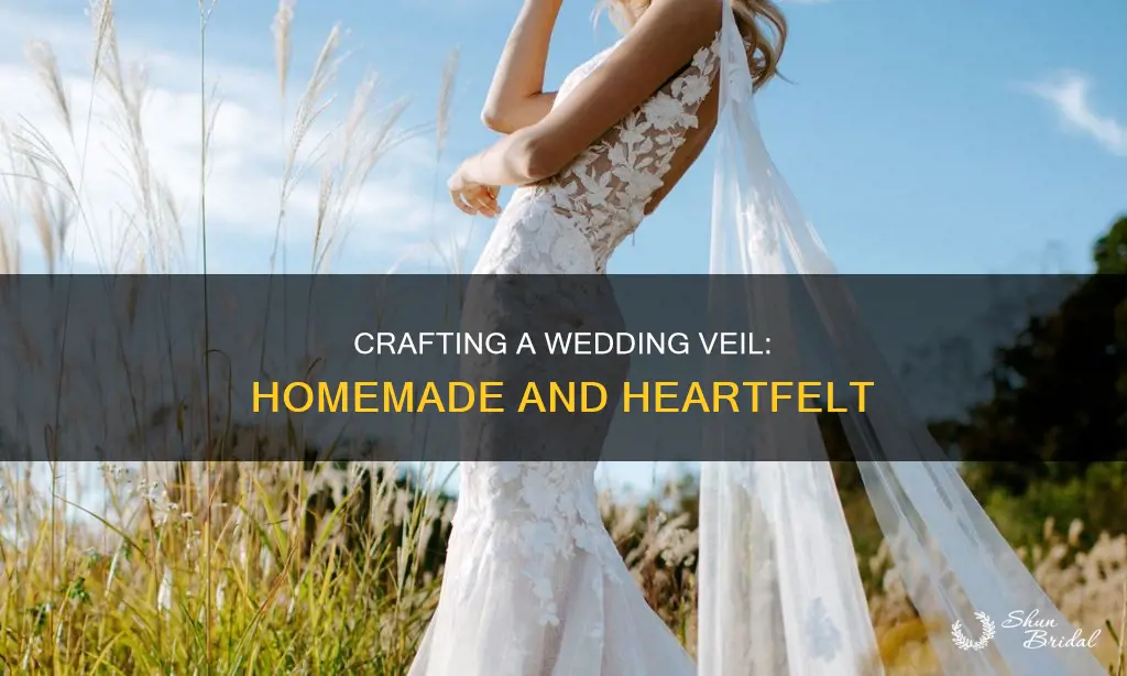 how to make a homemade wedding veil