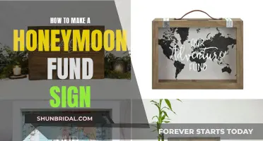 Create a Romantic Honeymoon Fund Sign: A Step-by-Step Guide