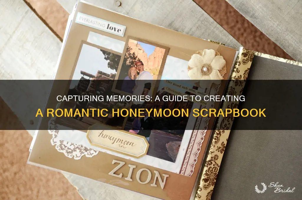 how to make a honeymoon scrapbook