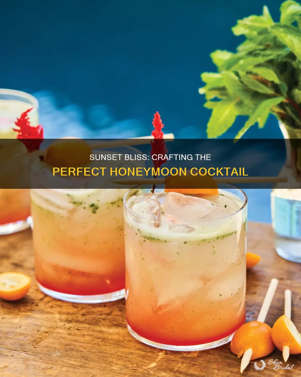 how to make a honeymoon sunset drink