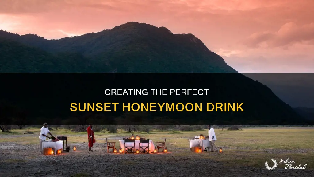 how to make a honeymoon sunset drink