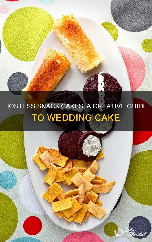 how to make a hostess snack wedding cake