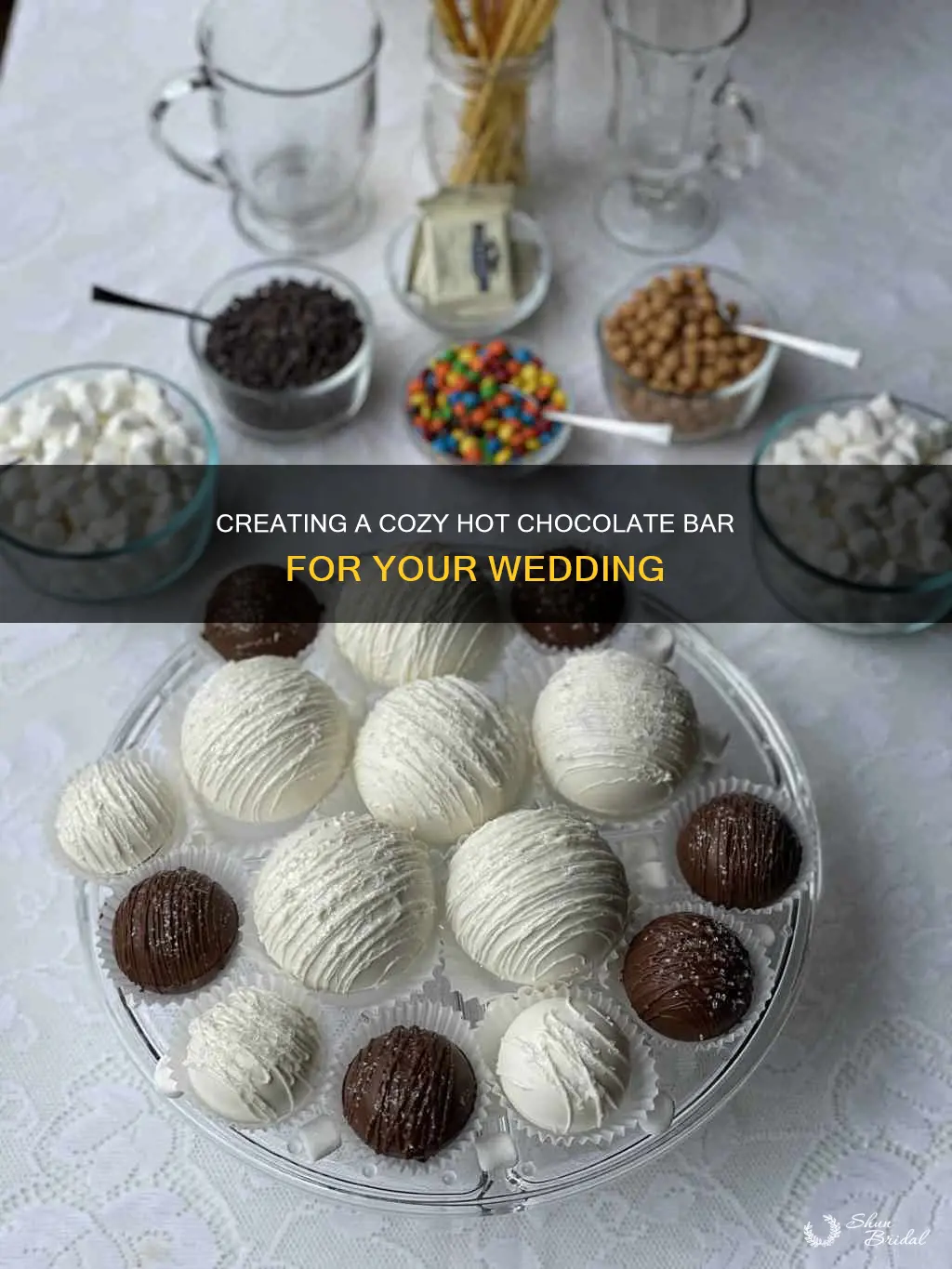 how to make a hot chocolate bar for a wedding