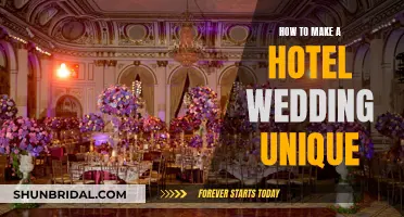 Make Your Hotel Wedding Uniquely Memorable