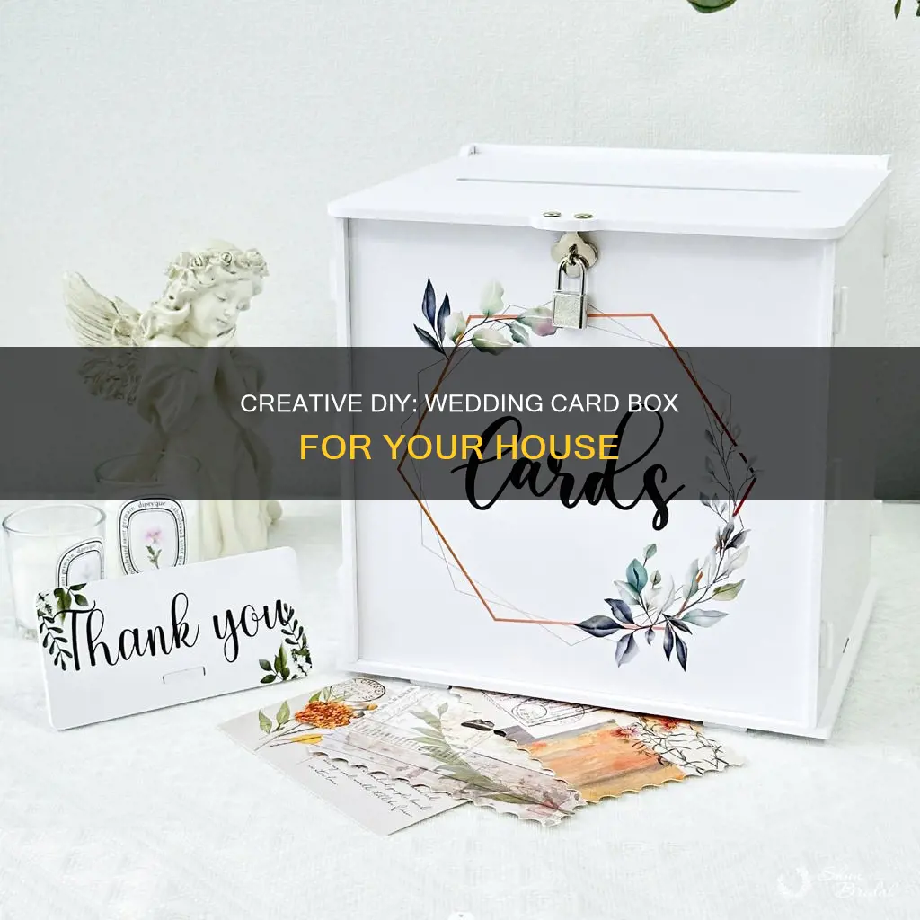 how to make a house wedding card box