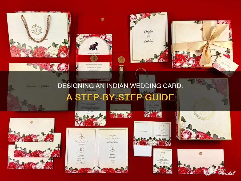 how to make a indian wedding card