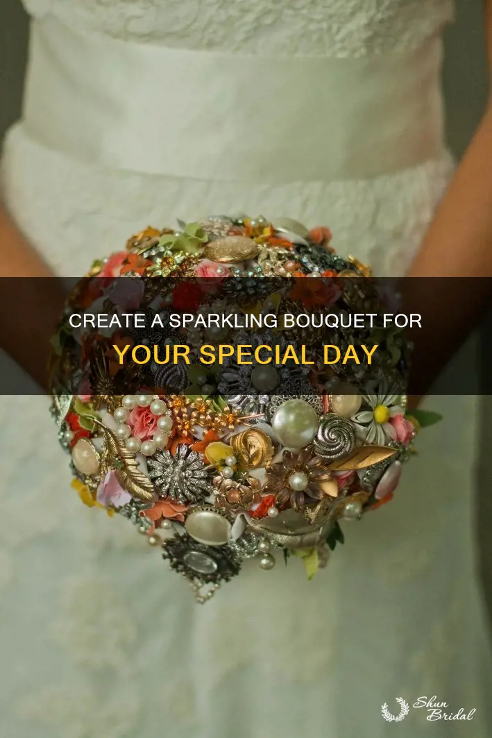 how to make a jewel wedding bouquet