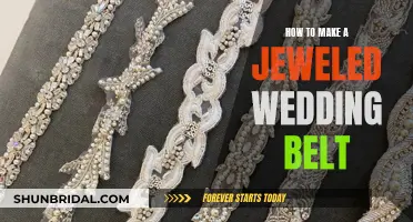 Creating a Sparkling Wedding Belt with Jewels