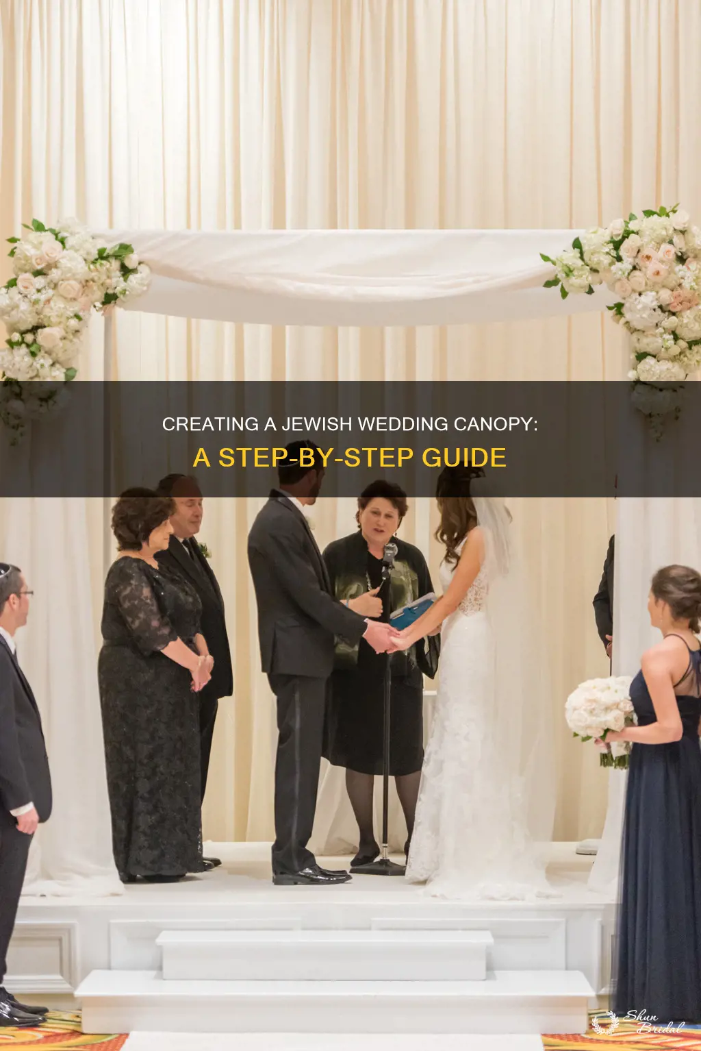 how to make a jewish wedding canopy