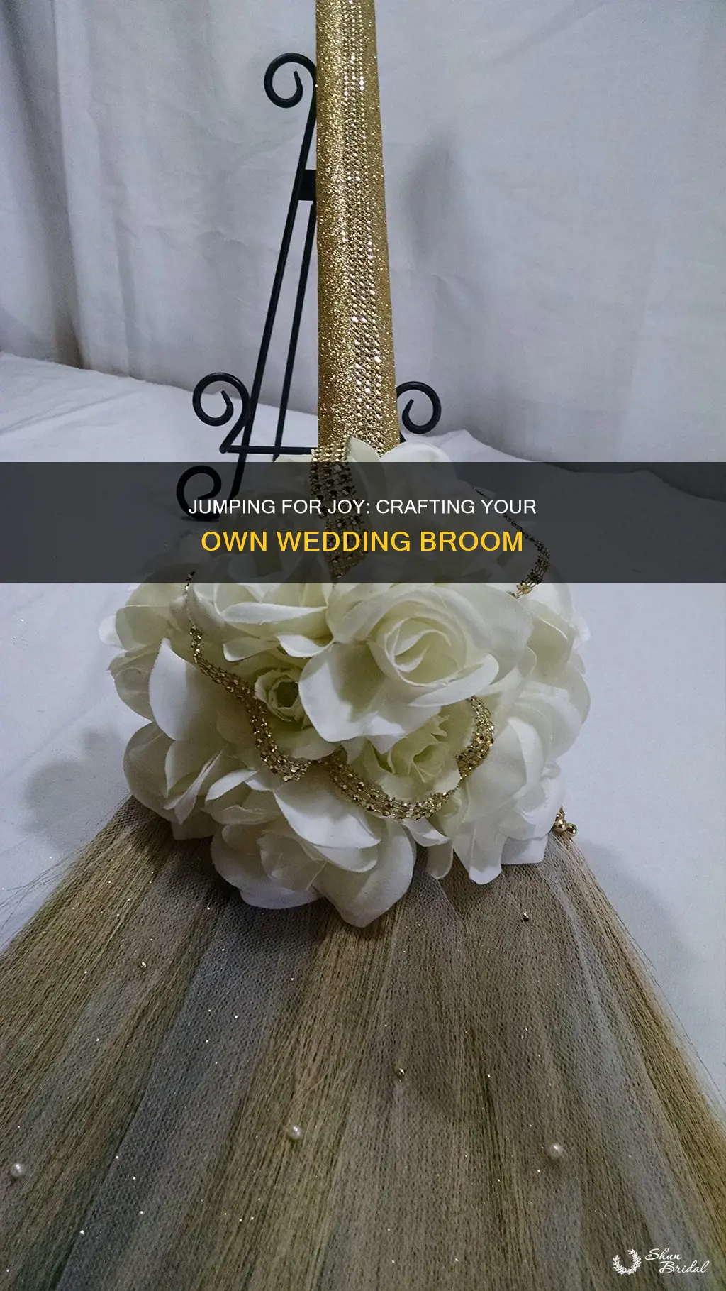 how to make a jumping broom for a wedding