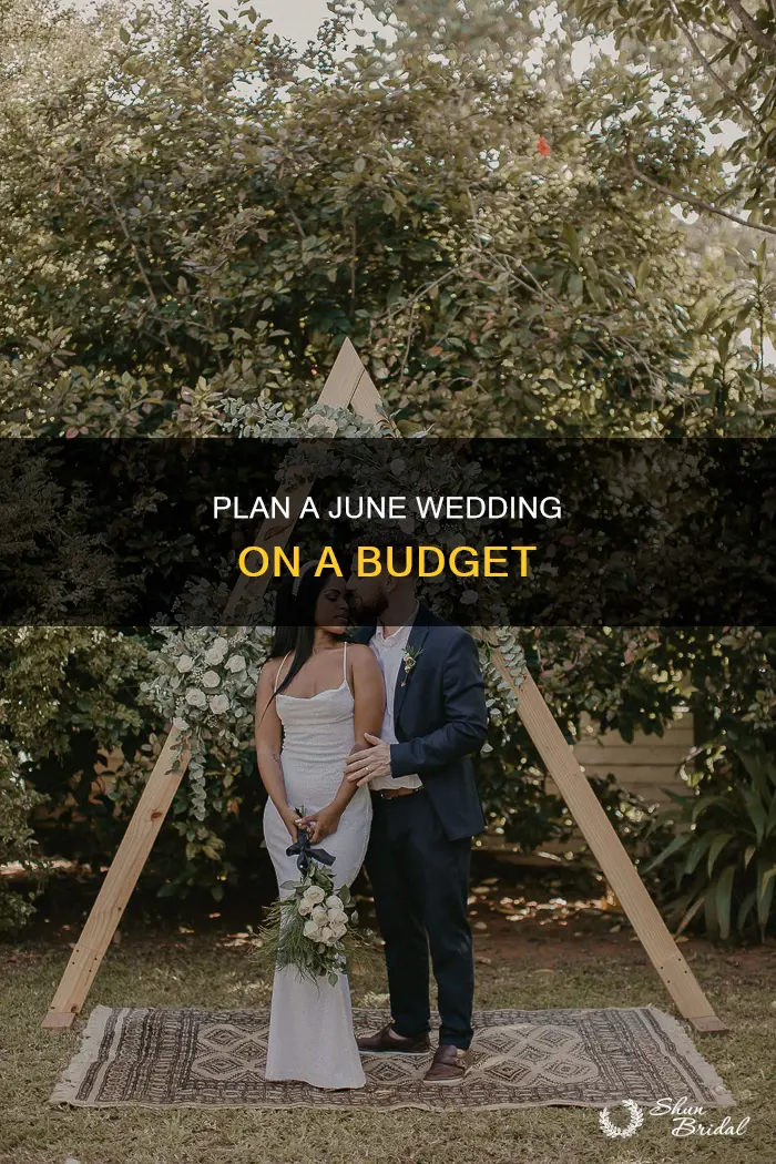 how to make a june wedding cheaper