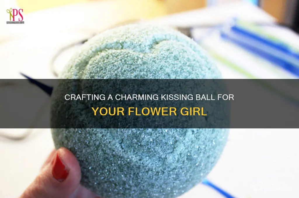how to make a kissing ball for flower girl