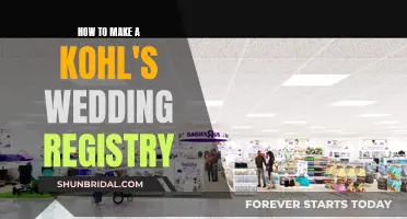 Kohl's Wedding Registry: A Couple's Guide to Success